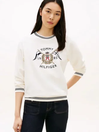 Sweatshirt mit nautischem Wappen