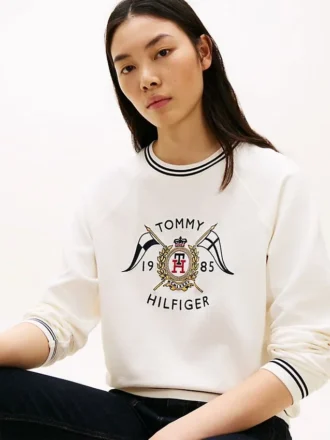 Sweatshirt mit nautischem Wappen