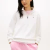 Sweatshirt mit Viertelreißverschluss und gebürsteter Innenseite