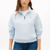 Sweatshirt mit Viertelreißverschluss und gebürsteter Innenseite Sweatshirt mit Viertelreißverschluss und gebürsteter Innenseite