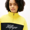 Sweatshirt mit Viertelreißverschluss und gebürsteter Innenseite Sweatshirt mit Viertelreißverschluss und gebürsteter Innenseite
