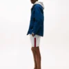 Sweatshorts mit Flaggenlogo