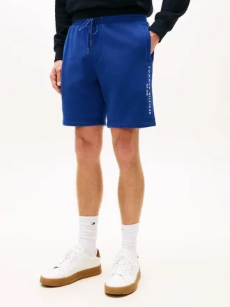 Sweatshorts mit gesticktem Tommy-Logo