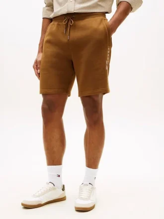 Sweatshorts mit gesticktem Tommy-Logo