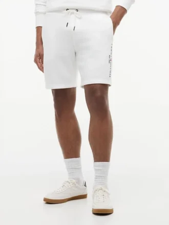 Sweatshorts mit gesticktem Tommy-Logo