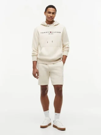Sweatshorts mit gesticktem Tommy-Logo