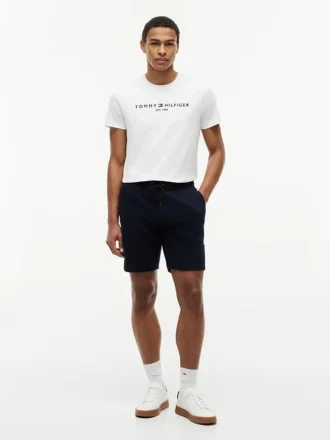 Sweatshorts mit gesticktem Tommy-Logo