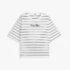 T-Shirt mit besticktem Schriftzug in lockerer Passform T-Shirt mit besticktem Schriftzug in lockerer Passform