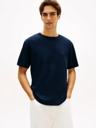 T-Shirt mit Flaggenlogo und Relaxed Fit