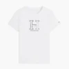 T-Shirt mit floralem H-Logo T-Shirt mit floralem H-Logo