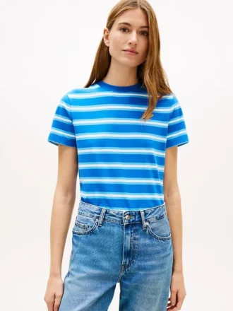 T-Shirt mit gesticktem Schriftzug-Monogramm