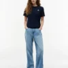 T-Shirt mit gesticktem Schriftzug-Monogramm T-Shirt mit gesticktem Schriftzug-Monogramm