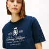 T-Shirt mit gesticktem Schriftzug- und Wappenlogo T-Shirt mit gesticktem Schriftzug- und Wappenlogo