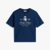 T-Shirt mit gesticktem Schriftzug- und Wappenlogo T-Shirt mit gesticktem Schriftzug- und Wappenlogo