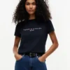 T-Shirt mit gesticktem Tommy-Logo T-Shirt mit gesticktem Tommy-Logo