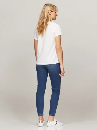 T-Shirt mit gesticktem Tommy-Logo
