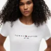 T-Shirt mit gesticktem Tommy-Logo T-Shirt mit gesticktem Tommy-Logo