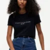 T-Shirt mit gesticktem Tommy-Logo T-Shirt mit gesticktem Tommy-Logo