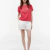 T-Shirt mit Gingham-Monogramm T-Shirt mit Gingham-Monogramm
