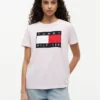 T-Shirt mit großem Flaggenlogo T-Shirt mit großem Flaggenlogo