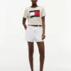 T-Shirt mit großem Flaggenlogo T-Shirt mit großem Flaggenlogo
