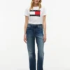 T-Shirt mit großem Flaggenlogo T-Shirt mit großem Flaggenlogo