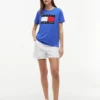 T-Shirt mit großem Flaggenlogo T-Shirt mit großem Flaggenlogo
