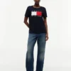 T-Shirt mit großem Flaggenlogo T-Shirt mit großem Flaggenlogo