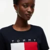 T-Shirt mit großem Flaggenlogo T-Shirt mit großem Flaggenlogo