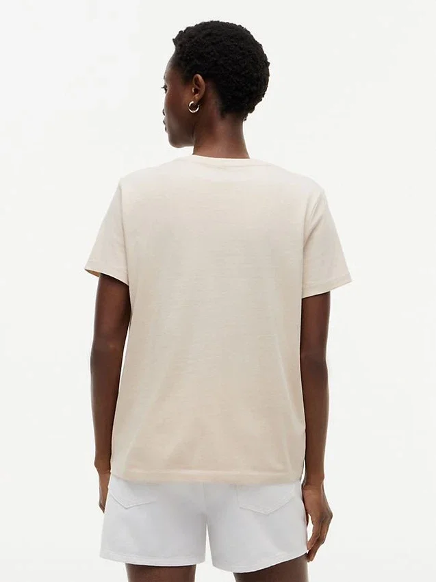 T-Shirt mit großem Flaggenlogo T-Shirt mit großem Flaggenlogo