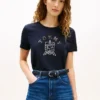 T-Shirt mit Leuchtturm-Logo T-Shirt mit Leuchtturm-Logo