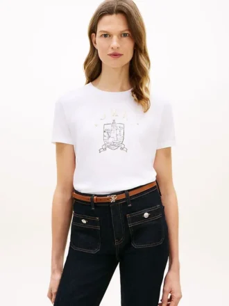 T-Shirt mit Leuchtturm-Logo