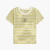T-Shirt mit maritimem Schriftzug-Monogramm und Streifen T-Shirt mit maritimem Schriftzug-Monogramm und Streifen