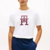 T-Shirt mit Monogramm-Logo T-Shirt mit Monogramm-Logo