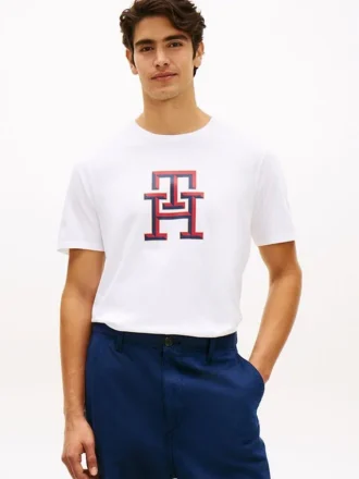 T-Shirt mit Monogramm-Logo
