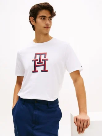 T-Shirt mit Monogramm-Logo