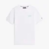 T-Shirt mit Palmen-Grafik auf der Rückseite T-Shirt mit Palmen-Grafik auf der Rückseite