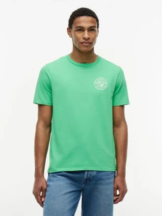 T-Shirt mit Palmen-Logo
