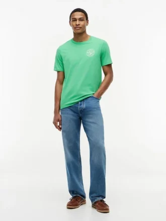 T-Shirt mit Palmen-Logo