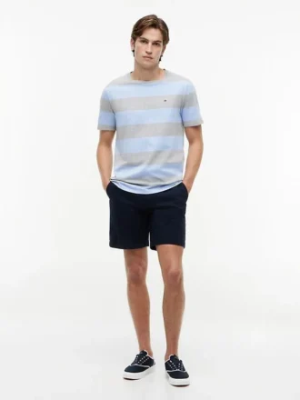 T-Shirt mit Rugby-Streifen