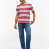 T-Shirt mit Rugby-Streifen T-Shirt mit Rugby-Streifen
