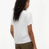 T-Shirt mit Rundhalsausschnitt aus Leinenmischung T-Shirt mit Rundhalsausschnitt aus Leinenmischung