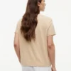 T-Shirt mit Rundhalsausschnitt aus Leinenmischung T-Shirt mit Rundhalsausschnitt aus Leinenmischung