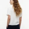 T-Shirt mit Rundhalsausschnitt und Fledermausärmeln T-Shirt mit Rundhalsausschnitt und Fledermausärmeln