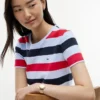 T-Shirt mit Rundhalsausschnitt und Rugby-Streifen T-Shirt mit Rundhalsausschnitt und Rugby-Streifen