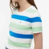 T-Shirt mit Rundhalsausschnitt und Rugby-Streifen T-Shirt mit Rundhalsausschnitt und Rugby-Streifen