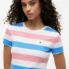 T-Shirt mit Rundhalsausschnitt und Rugby-Streifen T-Shirt mit Rundhalsausschnitt und Rugby-Streifen