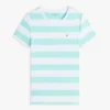T-Shirt mit Rundhalsausschnitt und Rugby-Streifen T-Shirt mit Rundhalsausschnitt und Rugby-Streifen
