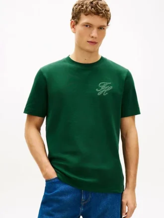 T-Shirt mit Schriftzug-Monogramm