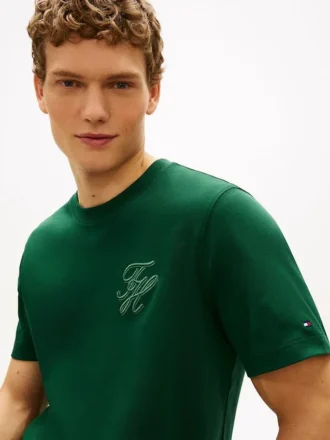 T-Shirt mit Schriftzug-Monogramm